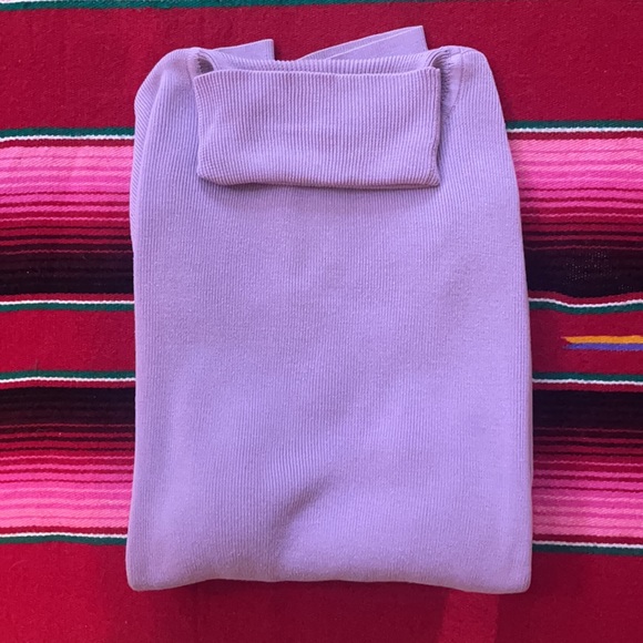 Ann Taylor L Silk Lavender Sweater | Pre-owned - Picture 2 of 7